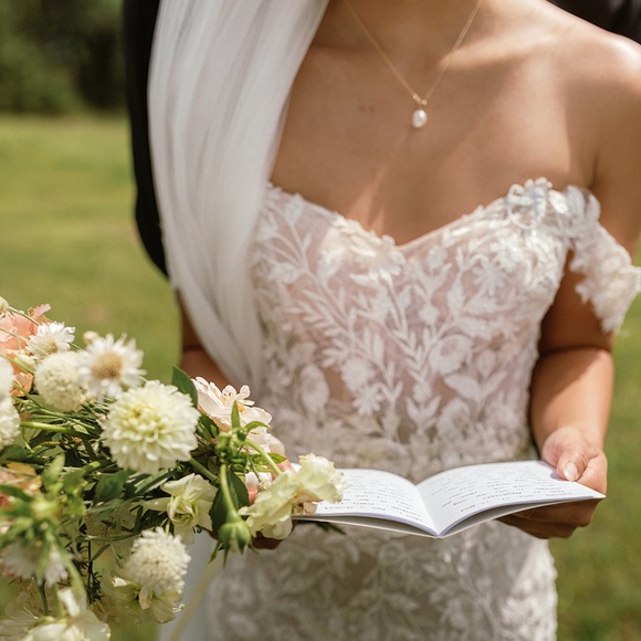 BHLDN Wtoo by Watters Bettina Strapless Corset All-Over Lace Wedding Gown - Picture 8 of 9